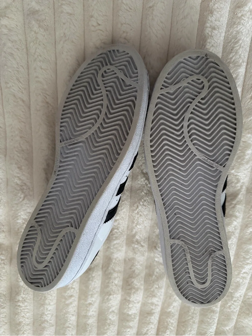 adidas White and Black Women’s Classic Shell-Toe Sneakers